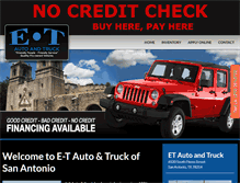Tablet Screenshot of e-tautoandtruck.com